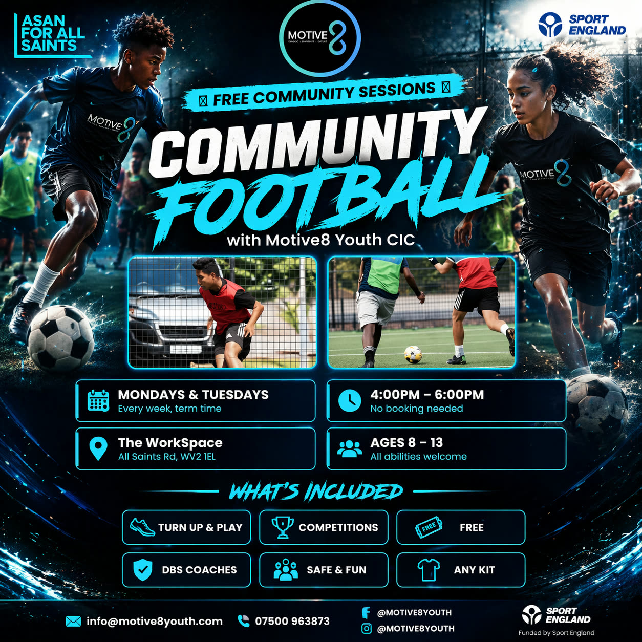Community football sessions