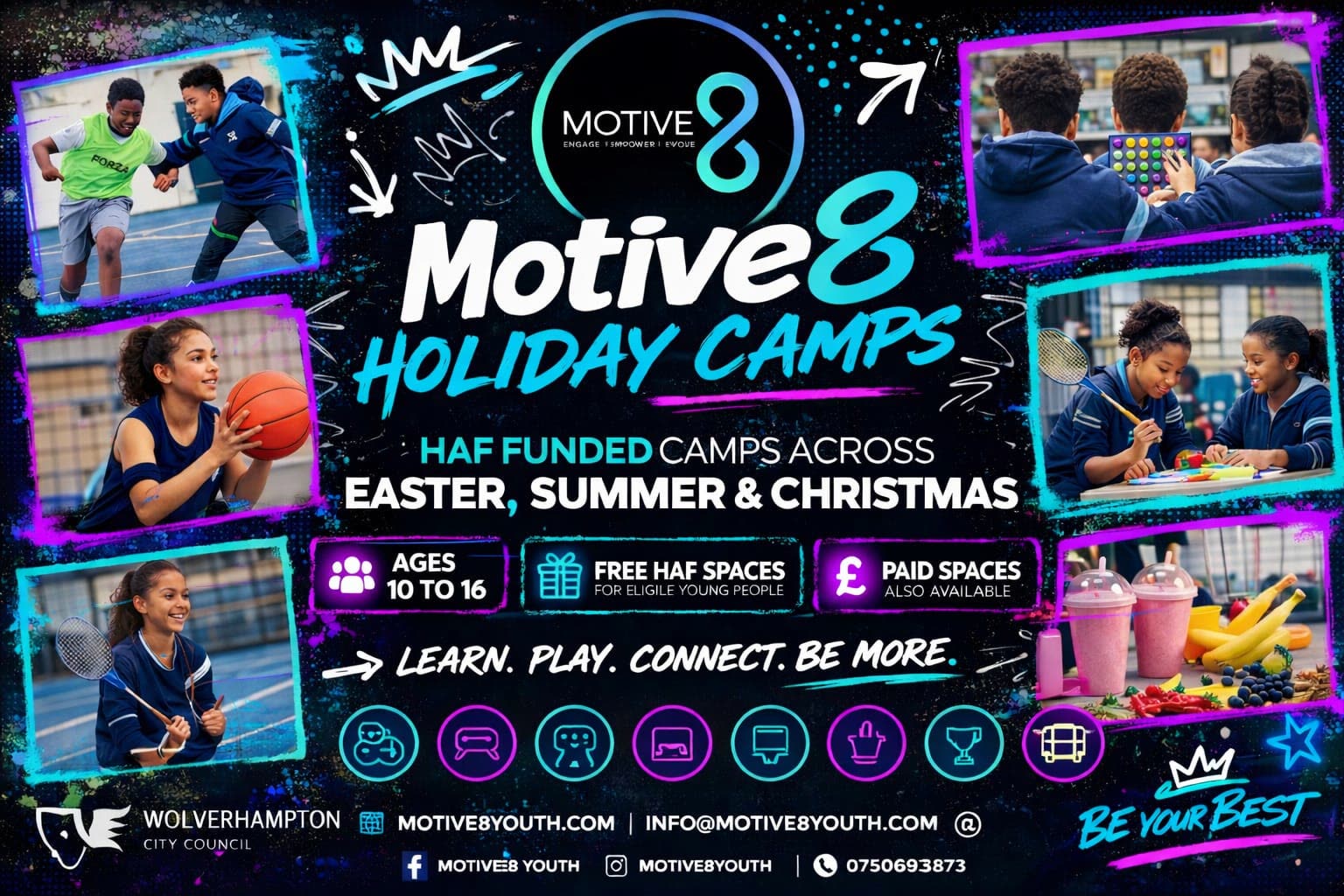 Motive8 Youth holiday camp